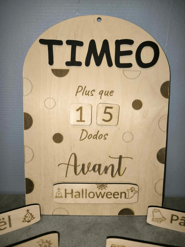 Pancarte décompte dodos