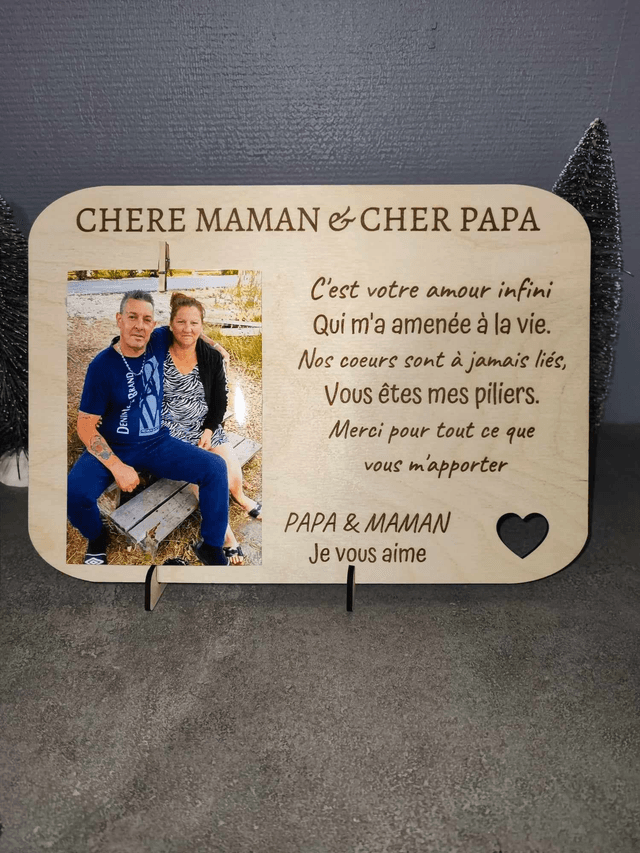 Pancarte "Texte + Photo"