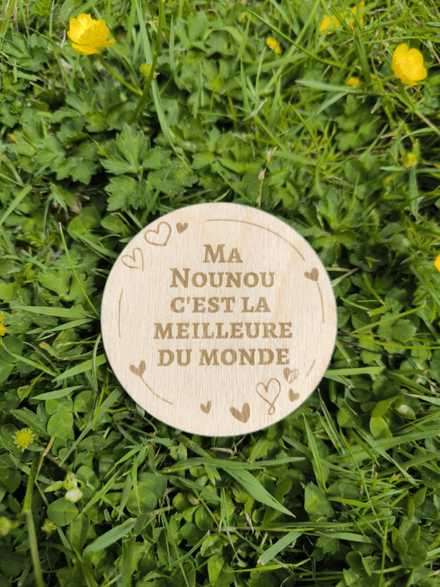Magnet personnalisé pour Nounou