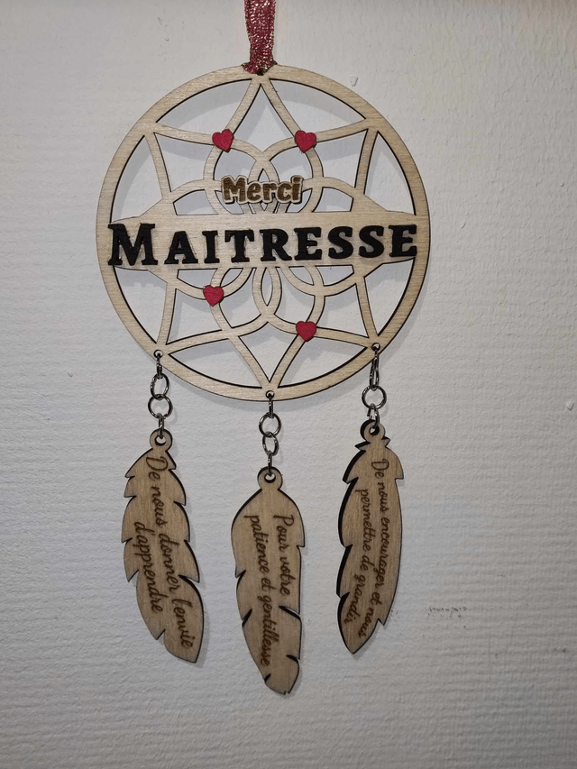 Attrape rêve Maitresse/Nounou/Atsem