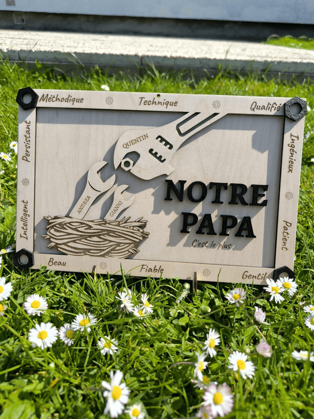 PANCARTE CLÉ A MOLETTE