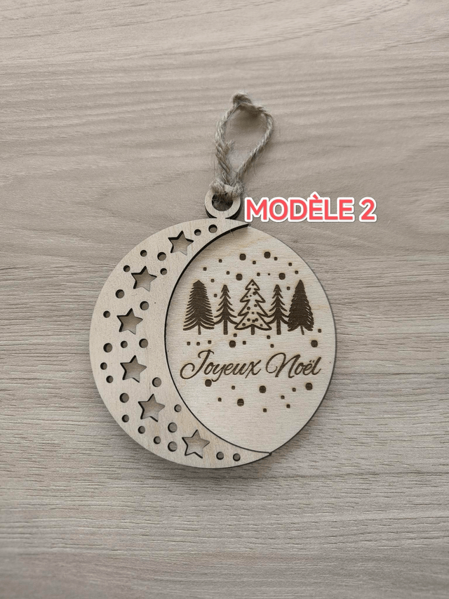 BOULE DE NOEL EN RELIEF (plusieurs modèle)