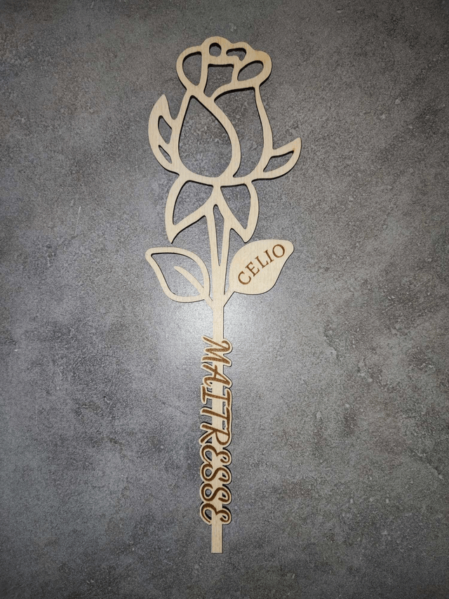 Rose simple Maitresse/Nounou/Atsem
