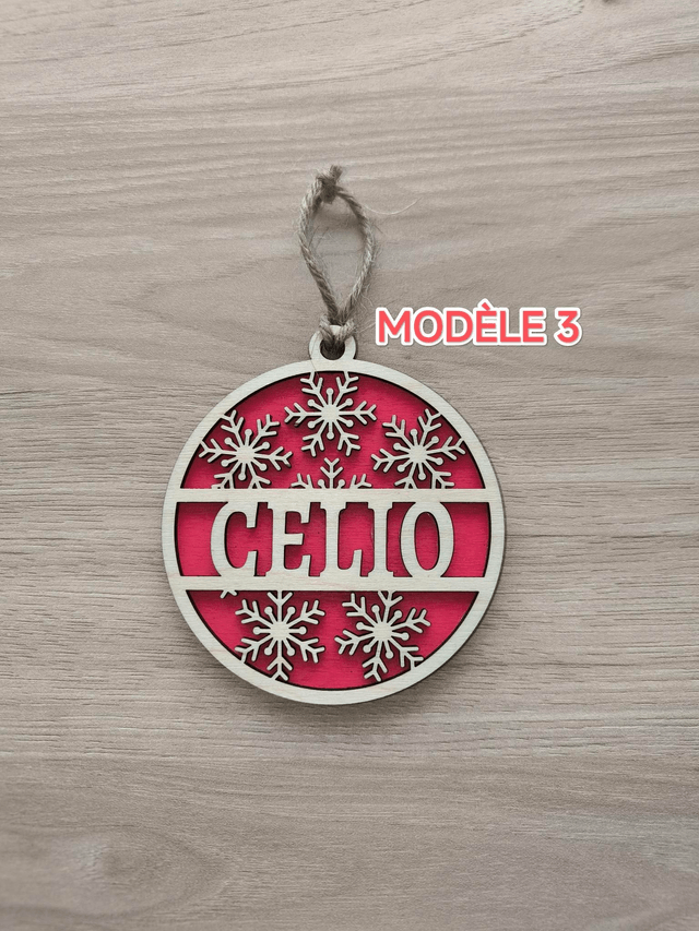 BOULE DE NOEL RELIEF COULEUR (plusieurs modèle)