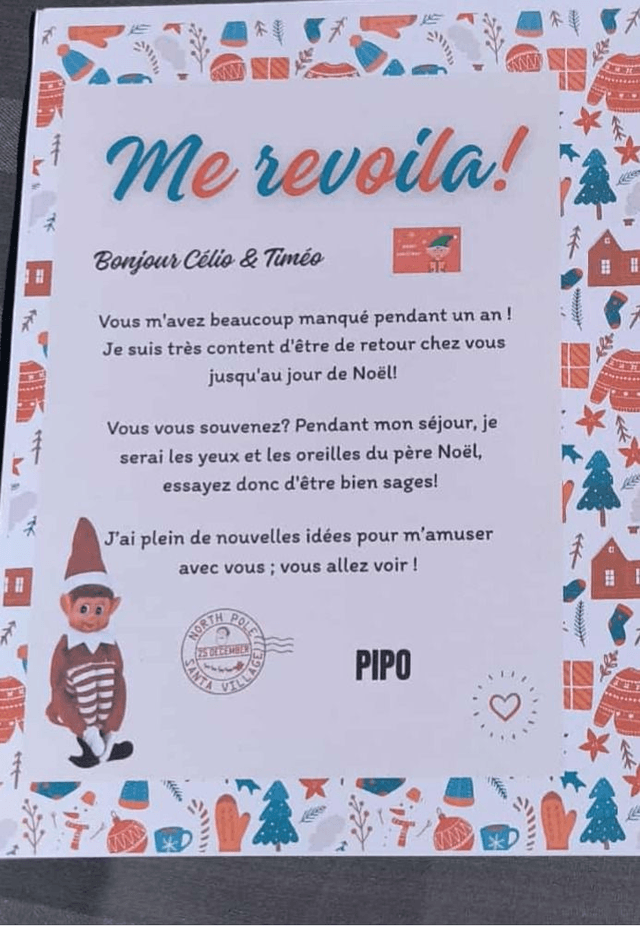 AFFICHE ARRIVÉE ET DÉPART DES LUTINS