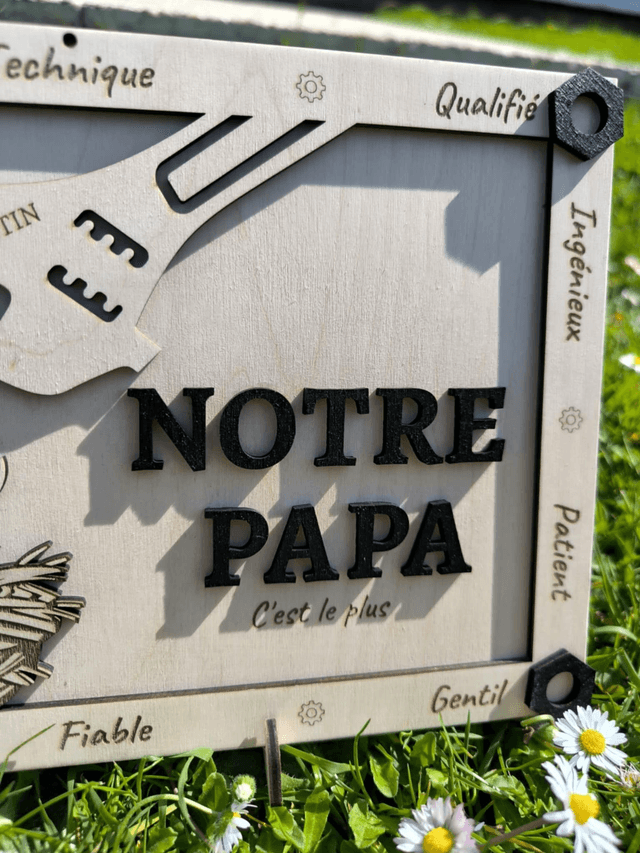 PANCARTE CLÉ A MOLETTE
