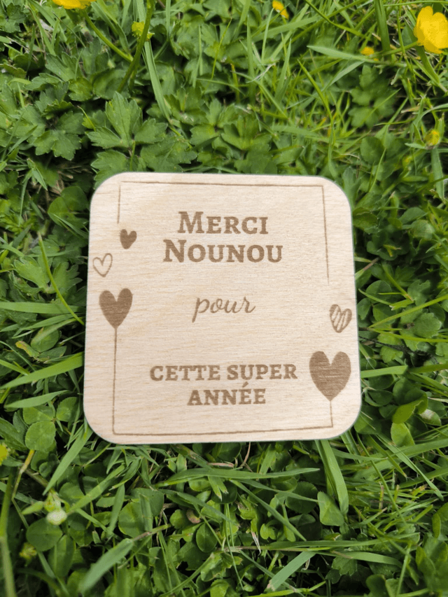 Magnet personnalisé pour Nounou