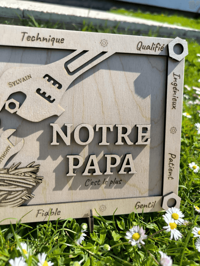 PANCARTE CLÉ A MOLETTE
