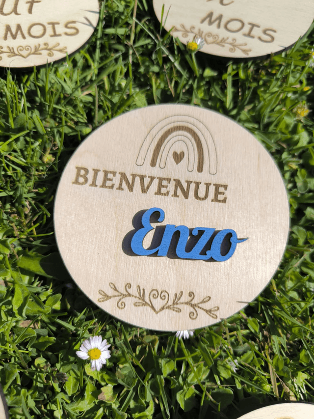 Carte étape naissance
