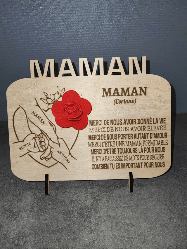 Pancarte &quot; Maman &quot;
