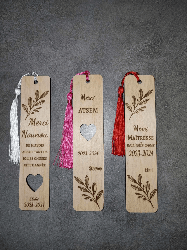 Marque-page Maitresse/Nounou/Atsem