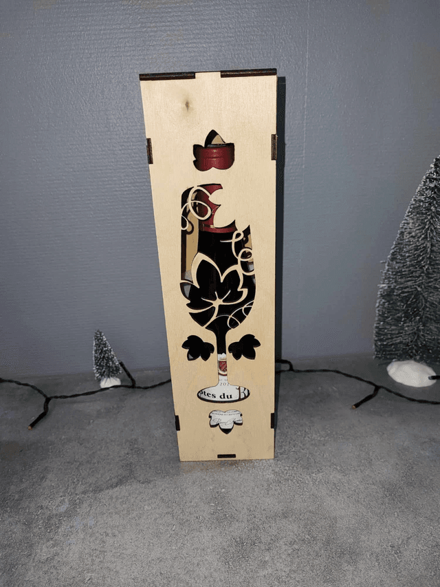 Boîte à vin ou rosé